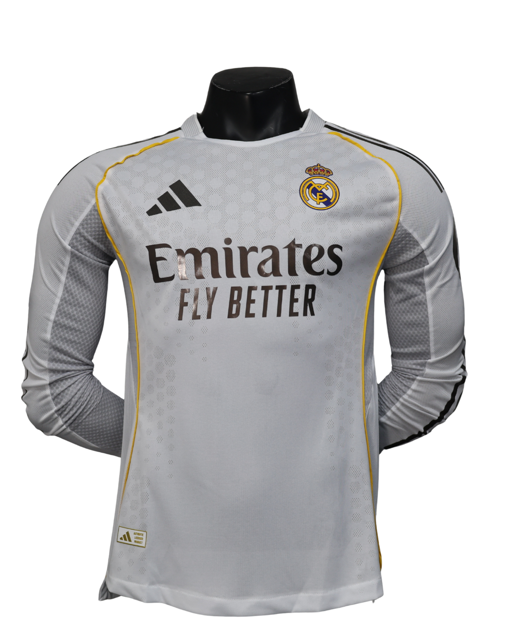Real Madrid 2025/26 Match Home Shirt Long Sleeve