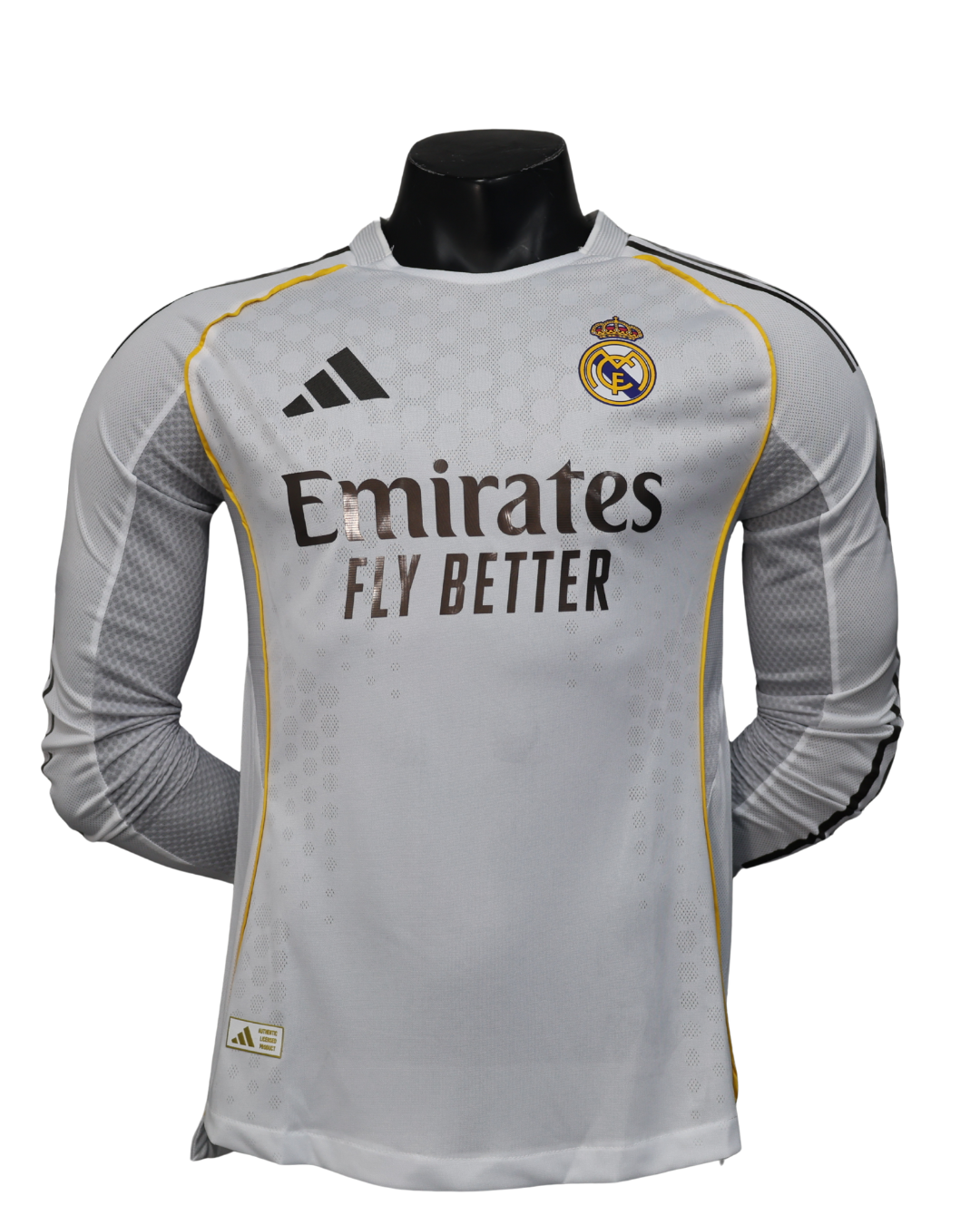 Real Madrid 2025/26 Match Home Shirt Long Sleeve